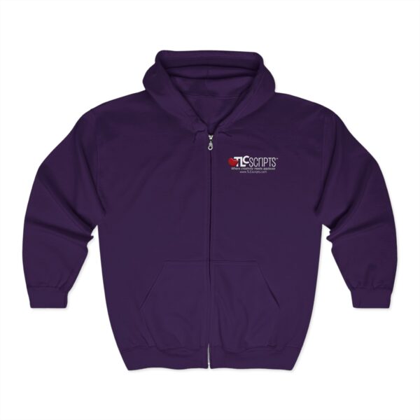 Cozy Creativity Full Zip Hoodie for TLCScripts Lovers - Image 23