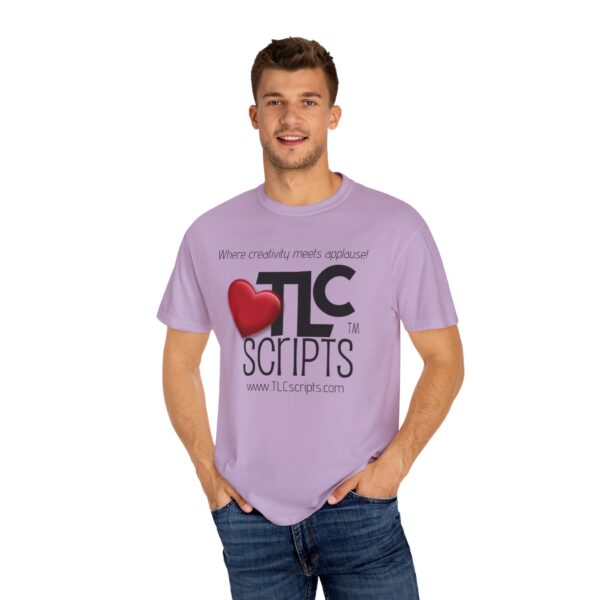 I Love TLCScripts Unisex Garment-Dyed T-Shirt - Image 60