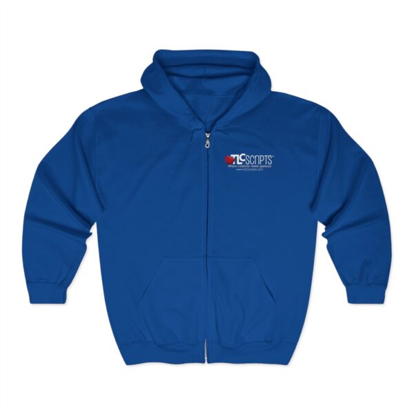 Cozy Creativity Full Zip Hoodie for TLCScripts Lovers - Image 19