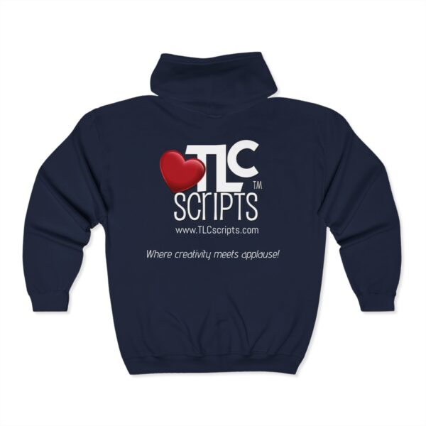 Cozy Creativity Full Zip Hoodie for TLCScripts Lovers - Image 22