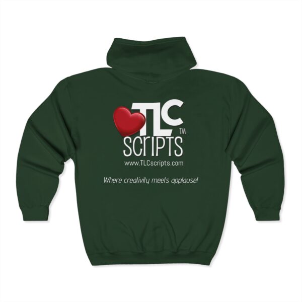 Cozy Creativity Full Zip Hoodie for TLCScripts Lovers - Image 14