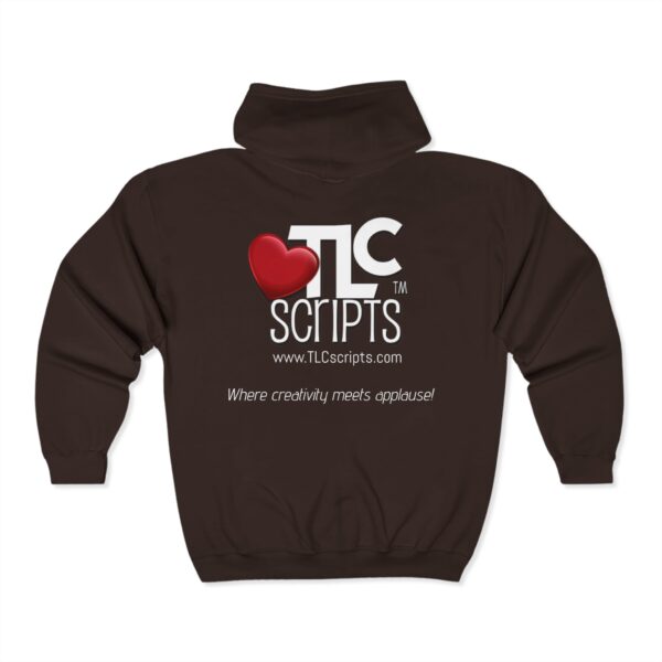Cozy Creativity Full Zip Hoodie for TLCScripts Lovers - Image 12