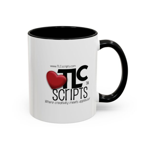 Creative Love Accent Coffee Mug - Perfect Gift for Writers, Teachers, Friends, Birthday, Celebrate Creativity, Coffee Lovers, TLC Scripts - Image 4