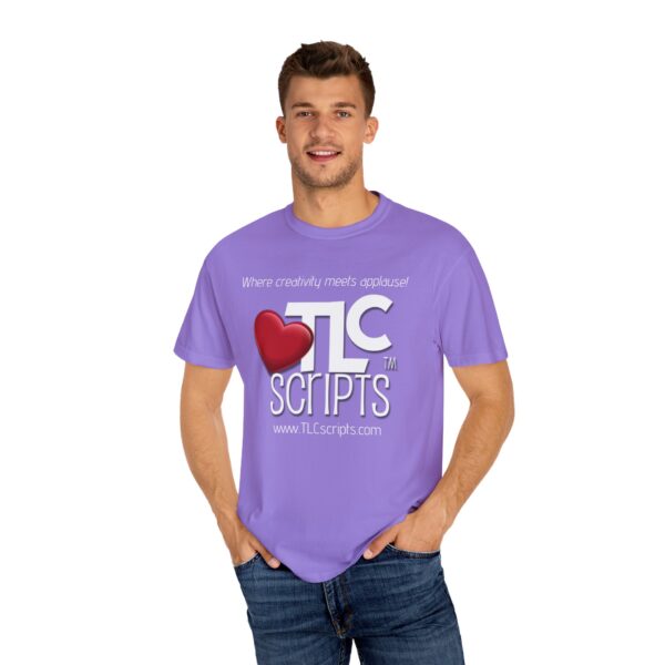 I Love TLCScripts Unisex Garment-Dyed T-Shirt - Image 56