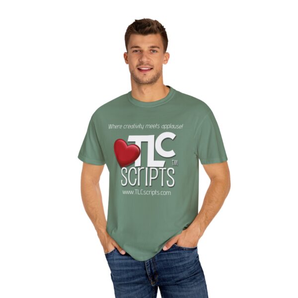 I Love TLCScripts Unisex Garment-Dyed T-Shirt - Image 36
