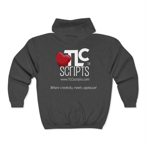 Cozy Creativity Full Zip Hoodie for TLCScripts Lovers - Image 18