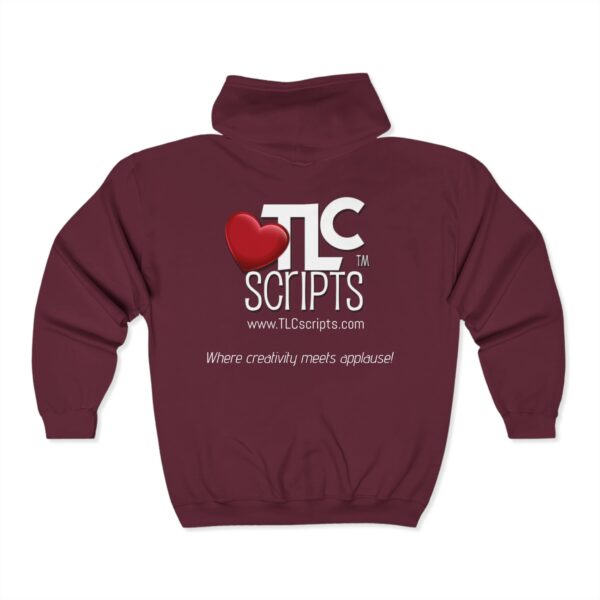 Cozy Creativity Full Zip Hoodie for TLCScripts Lovers - Image 10