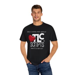 I Love TLCScripts Unisex Garment-Dyed T-Shirt