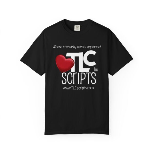 I Love TLCScripts Unisex Garment-Dyed T-Shirt - Image 2