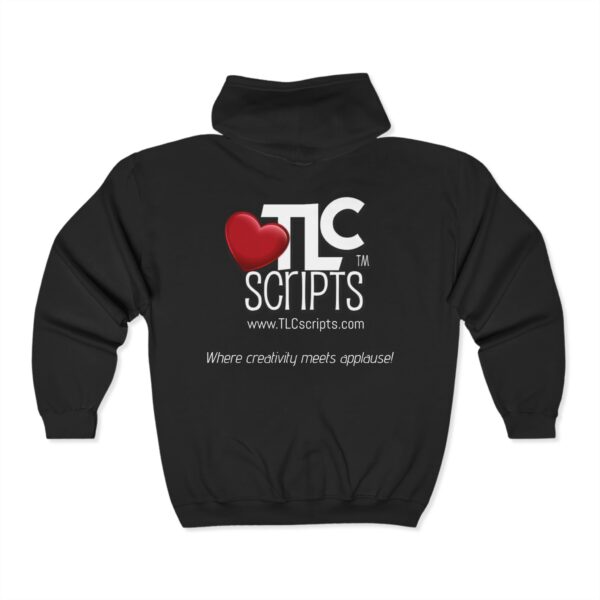 Cozy Creativity Full Zip Hoodie for TLCScripts Lovers - Image 2