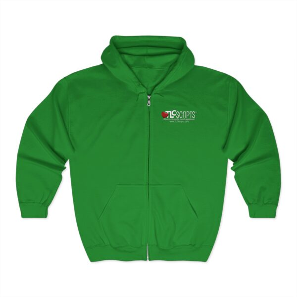 Cozy Creativity Full Zip Hoodie for TLCScripts Lovers - Image 15