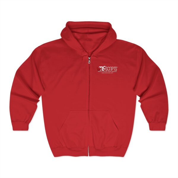 Cozy Creativity Full Zip Hoodie for TLCScripts Lovers - Image 25