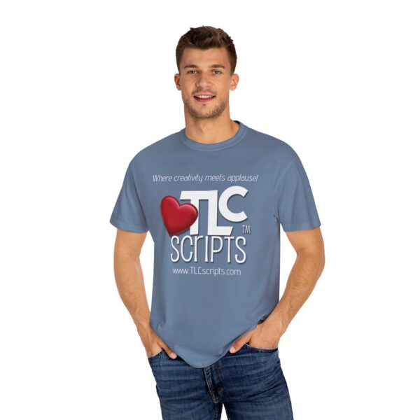 I Love TLCScripts Unisex Garment-Dyed T-Shirt - Image 48