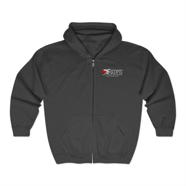 Cozy Creativity Full Zip Hoodie for TLCScripts Lovers - Image 17