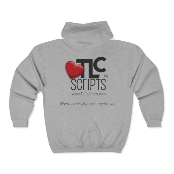 Cozy Creativity Full Zip Hoodie for TLCScripts Lovers - Image 8