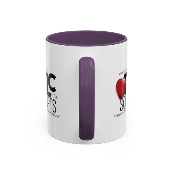Creative Love Accent Coffee Mug - Perfect Gift for Writers, Teachers, Friends, Birthday, Celebrate Creativity, Coffee Lovers, TLC Scripts - Image 44