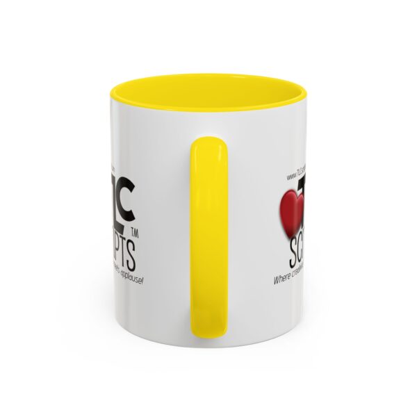 Creative Love Accent Coffee Mug - Perfect Gift for Writers, Teachers, Friends, Birthday, Celebrate Creativity, Coffee Lovers, TLC Scripts - Image 48