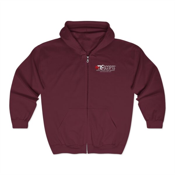 Cozy Creativity Full Zip Hoodie for TLCScripts Lovers - Image 9