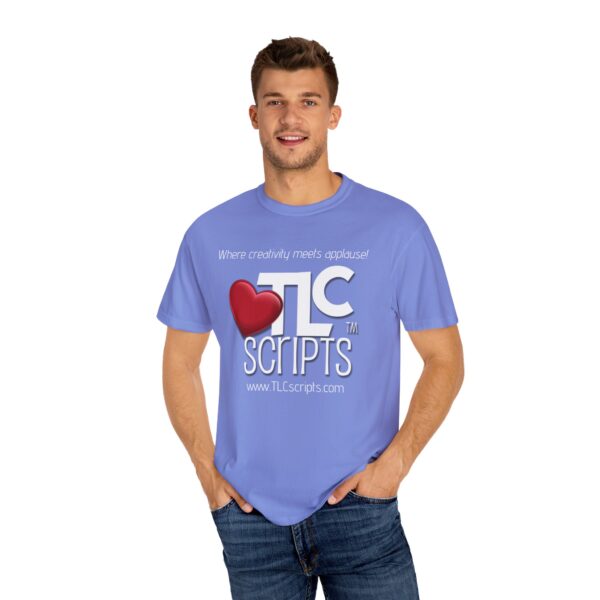 I Love TLCScripts Unisex Garment-Dyed T-Shirt - Image 44