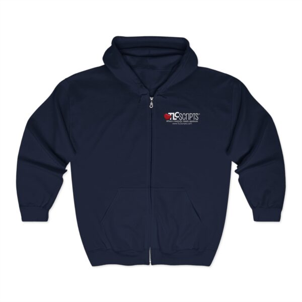 Cozy Creativity Full Zip Hoodie for TLCScripts Lovers - Image 21