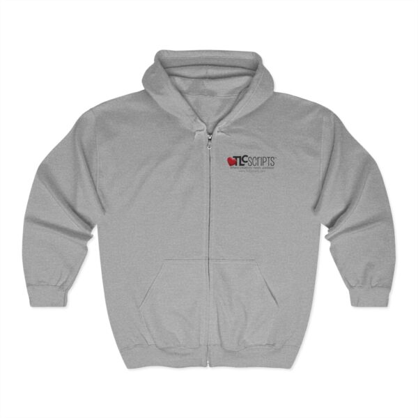Cozy Creativity Full Zip Hoodie for TLCScripts Lovers - Image 7