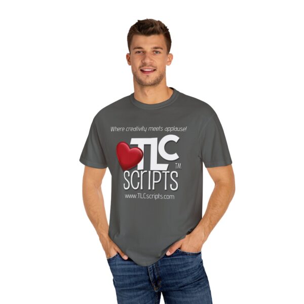 I Love TLCScripts Unisex Garment-Dyed T-Shirt - Image 20