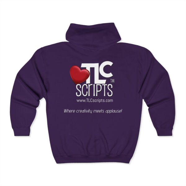 Cozy Creativity Full Zip Hoodie for TLCScripts Lovers - Image 24